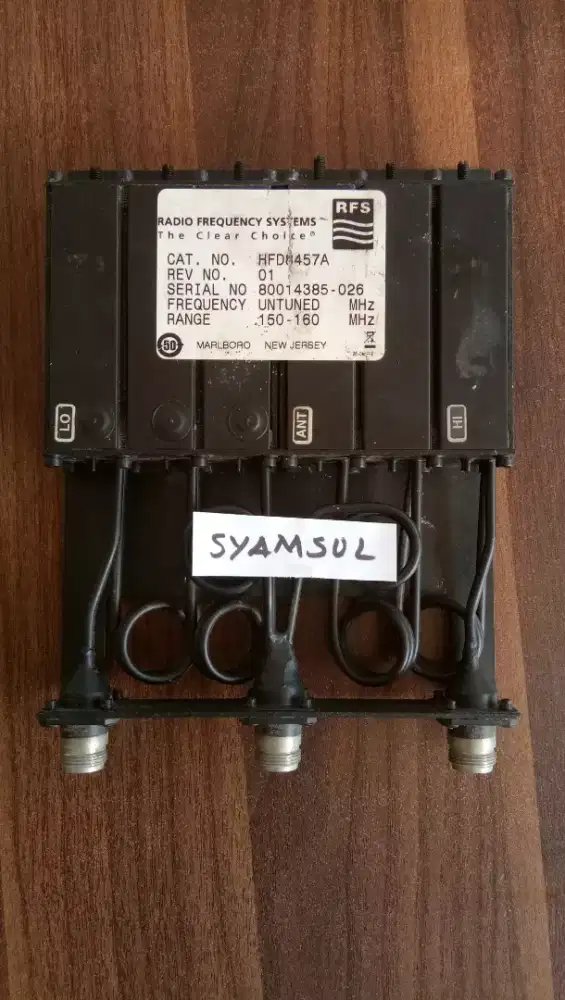 Anten Duplexer Antenna Rig Rakom Repeater RPU VHF