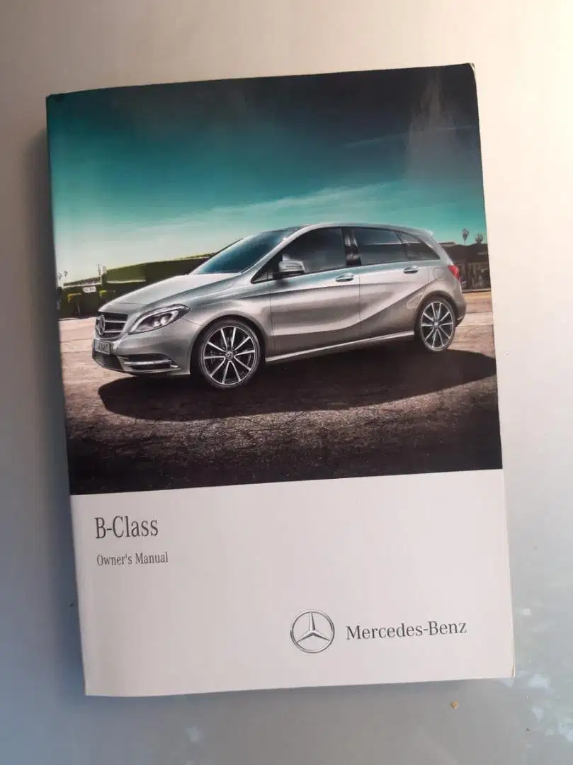 Book Manual Repro Ori Mercedes Benz W246 B200 Tahun 2012/2016