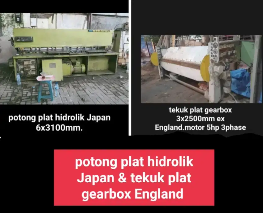 pres tekuk , potong , hidrolik pres