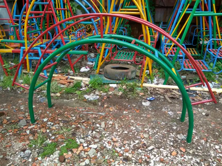 Dijual panjatan pelangi untuk sekolah PAUD TK dan taman