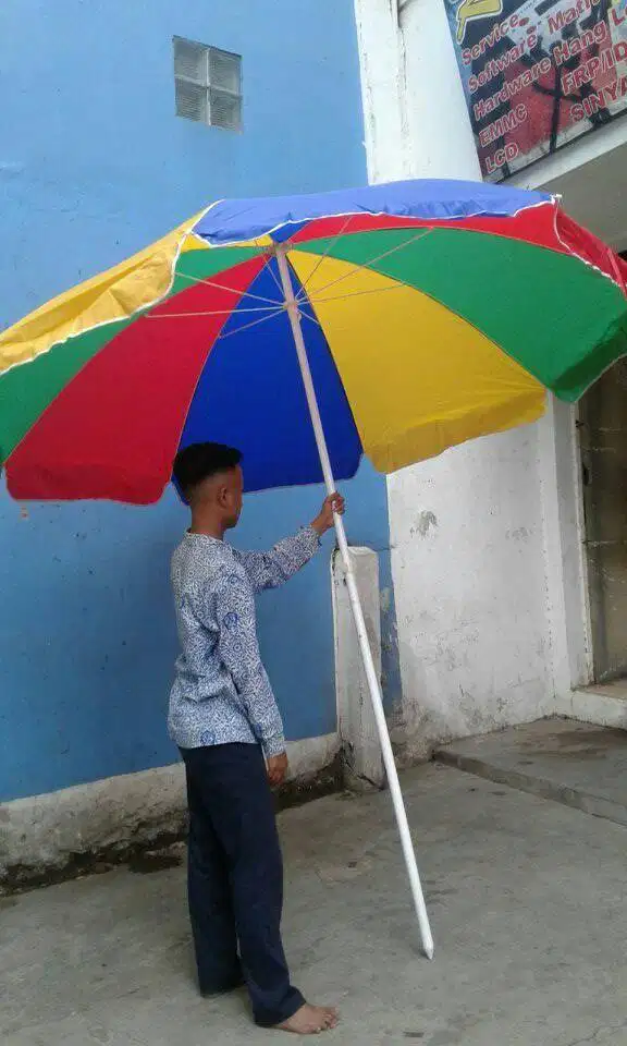 Payung besar ukuran 280cm plus tiang praktis