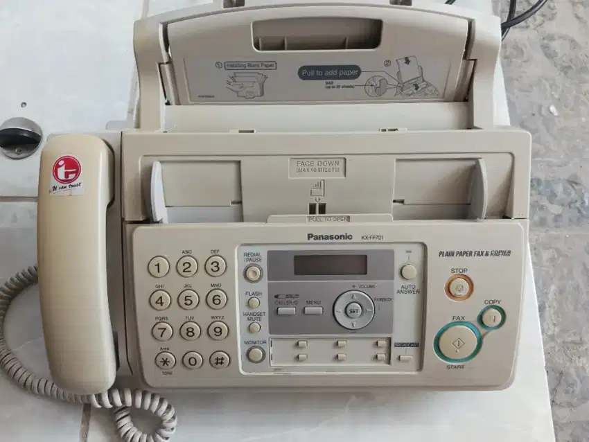 Faximil Pan KX-FP701