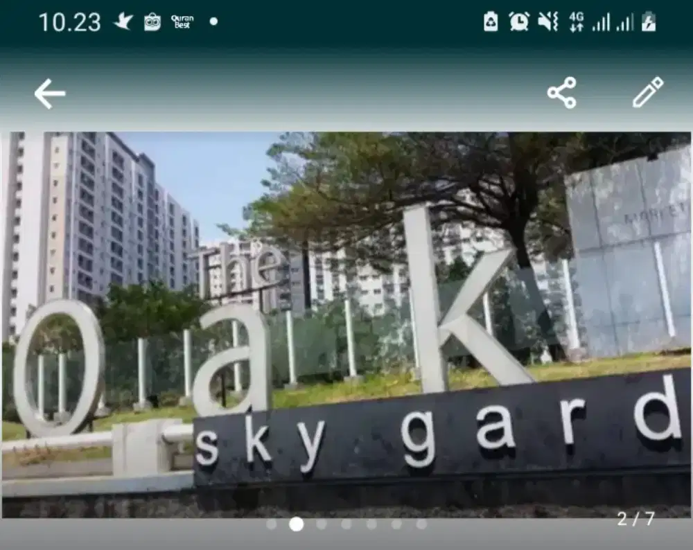 Di sewakan apartement gading icon oak tower