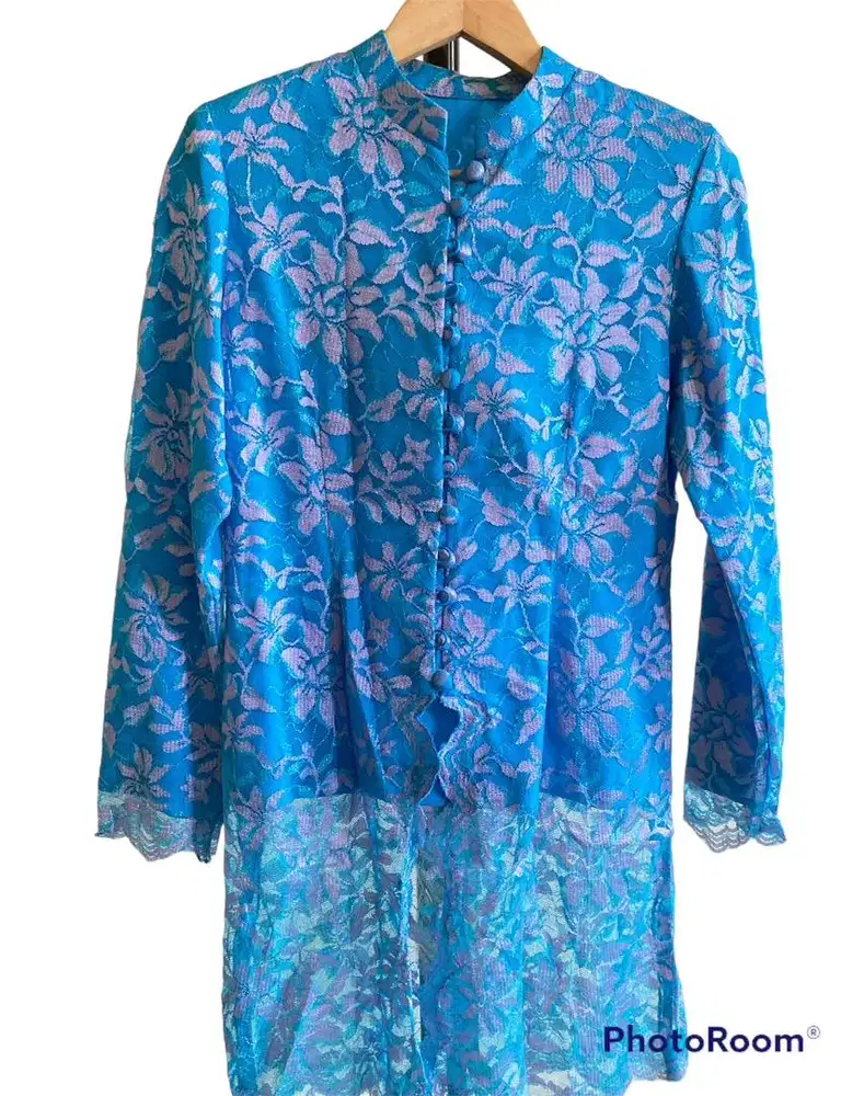 Kebaya Biru Pink preloved