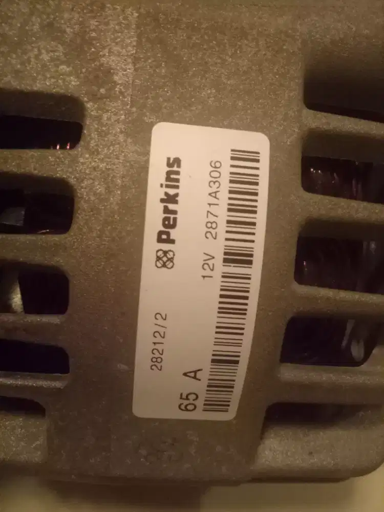 Alternator Dinamo Ampere PERKINS Original tipe 2871A306..