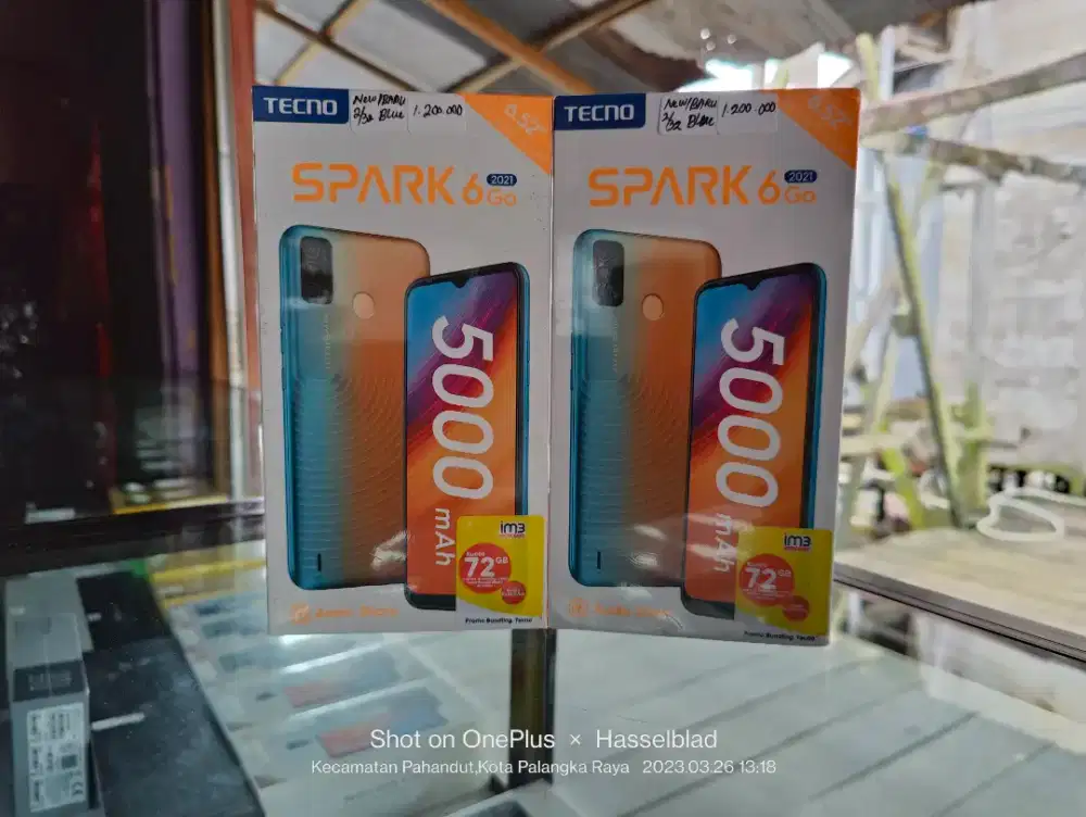 Tecno Spark 6 Go 2021 2GB/32GB Maldives Blue Baru