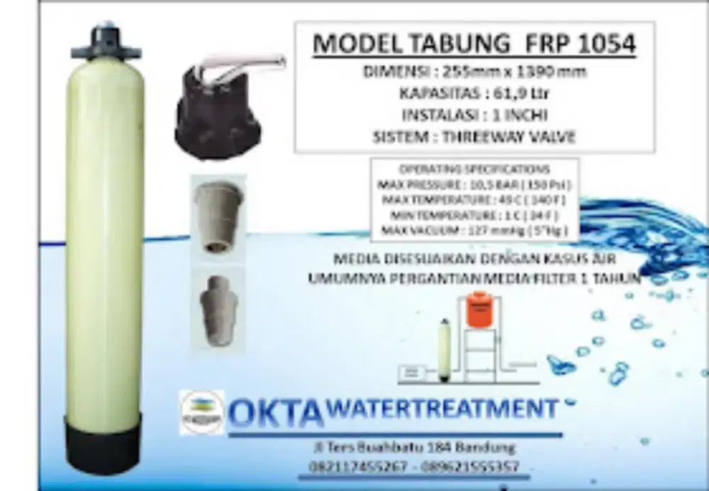 Penjernih filter air sumur bor