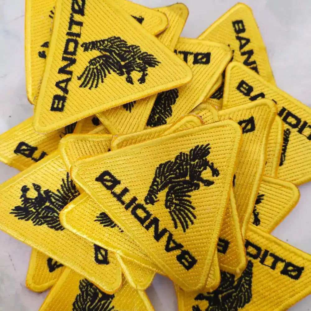 Emblem patch bordir bandits