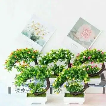 PROMO CUCI GUDANG! TERMURAH Bunga Hias Plastik Cantik Flower Decor