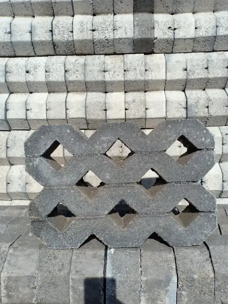 Grass block press hidrolik