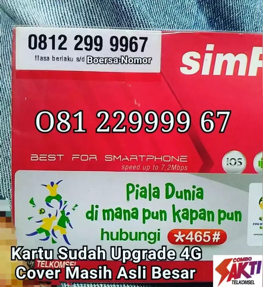 Nomer Simpati 11 Digit Cantik 9999x