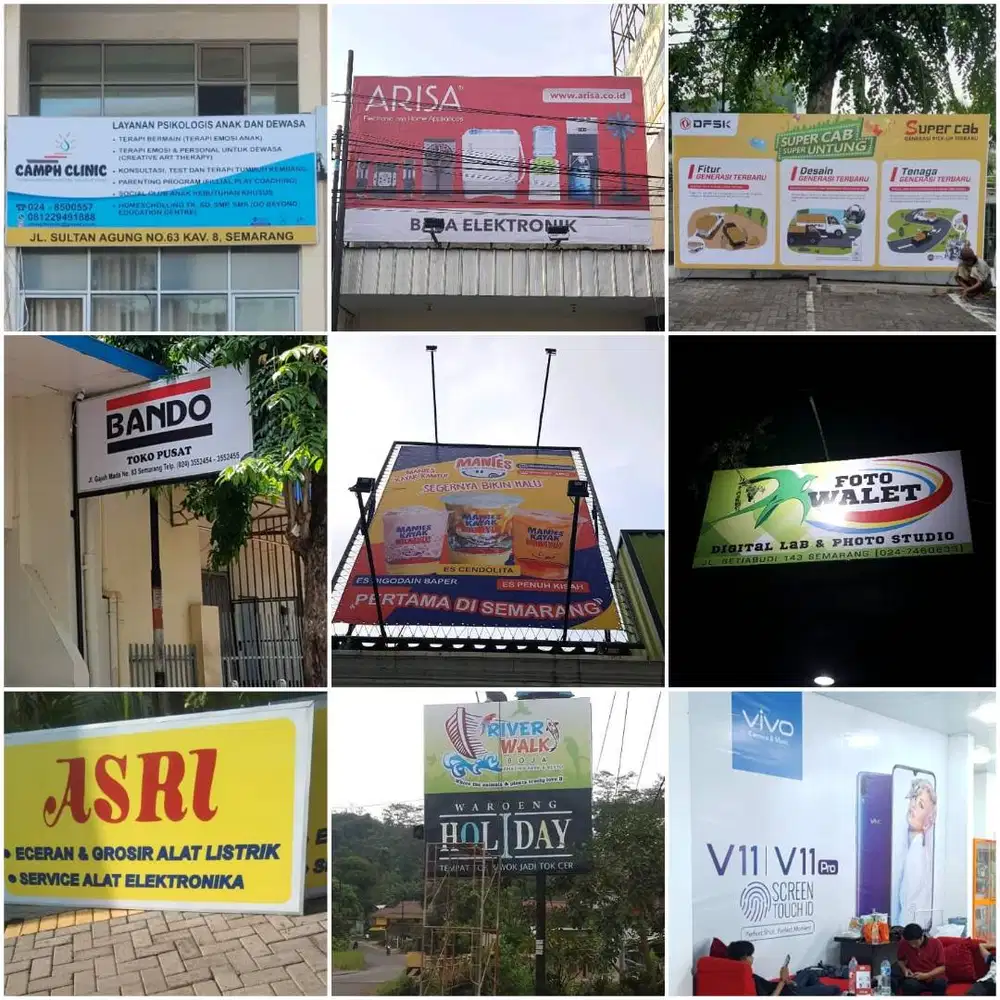 Papan Nama Toko Banner Berkualitas