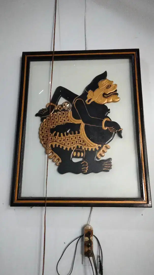 Wayang Semar ukir kayu