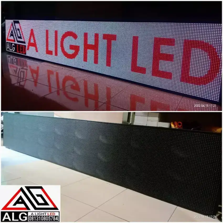 Running text full colour outdoor