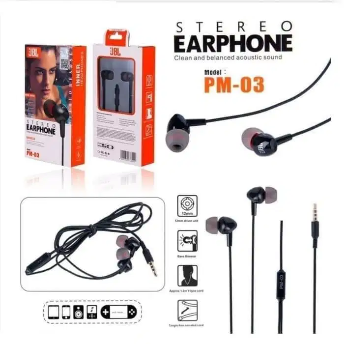 Stereo discount earphone jbl