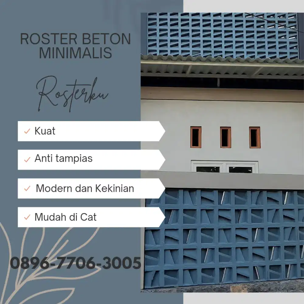 Termurah Kekinian Roster Loster Bahan Beton