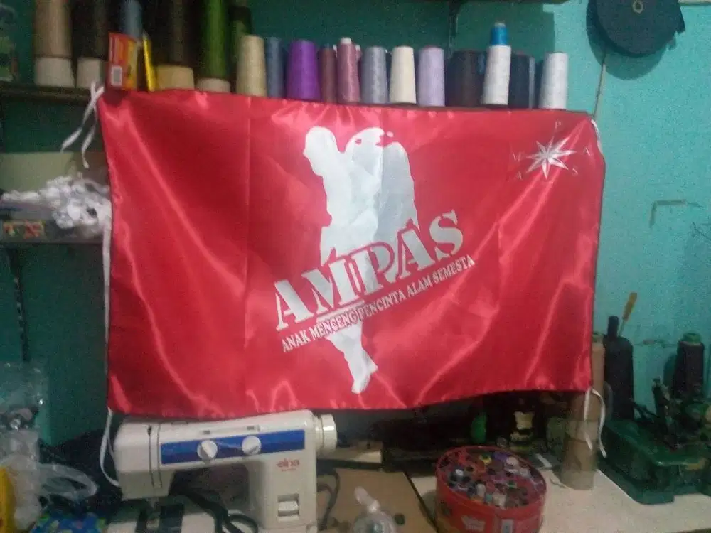 bikin bendera coustem