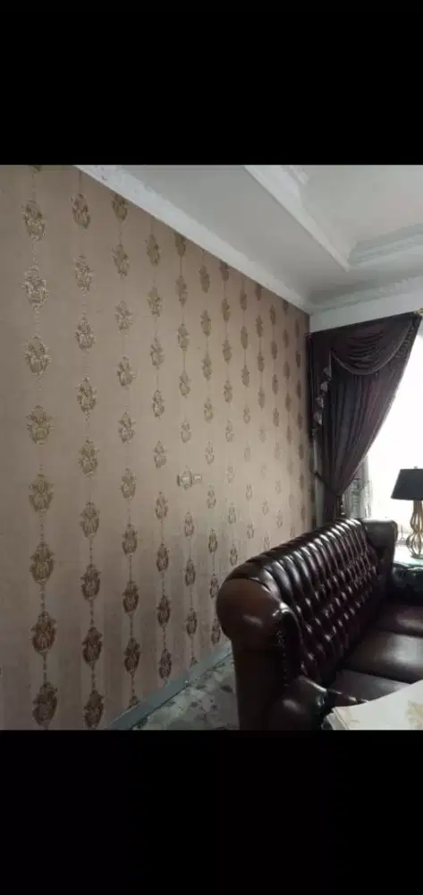 Jual wallpaper dinding motif mewah