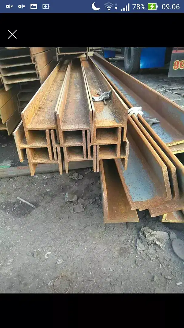 Besi wf,beton,cnp,unp,siku,kawat las,pipa