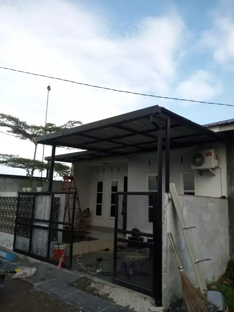 Kanopi minimalis spandek