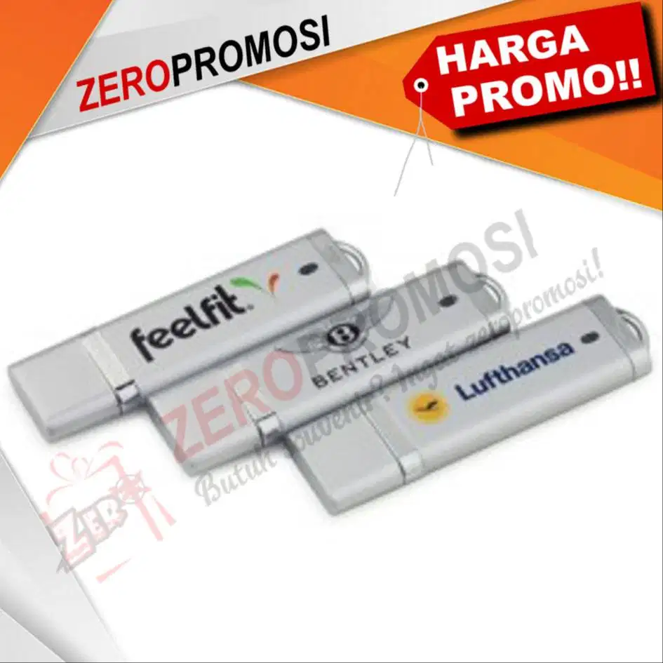 Souvenir flashdisk FDPL01 Persegi Panjang Chrome Eksklusif