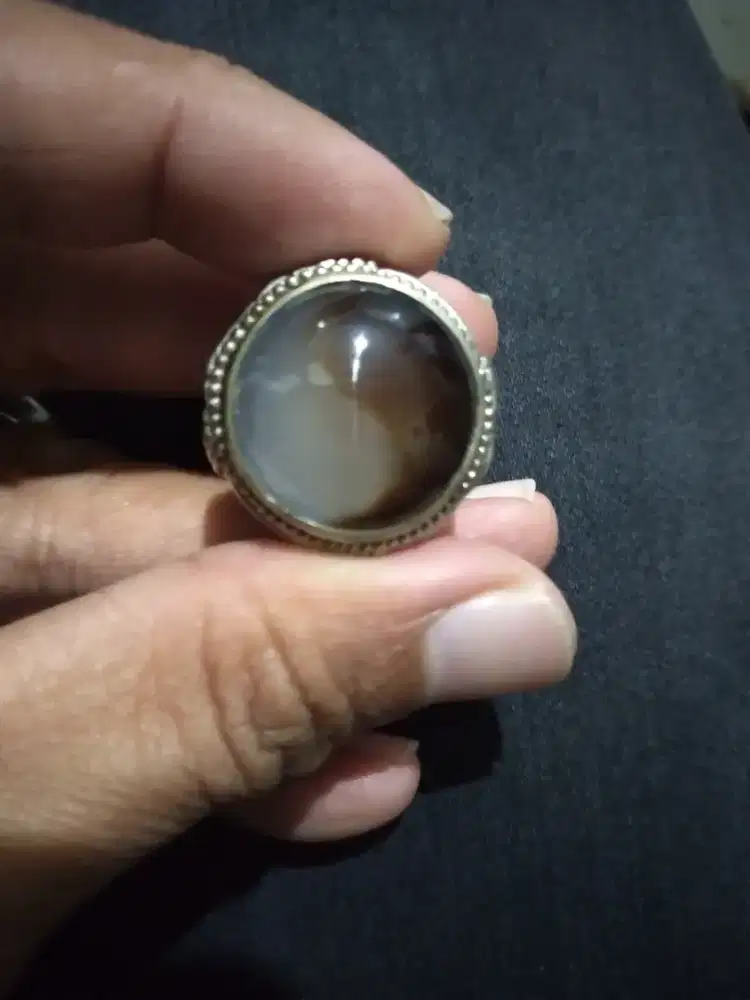 jual batu akik motif yin dan yang