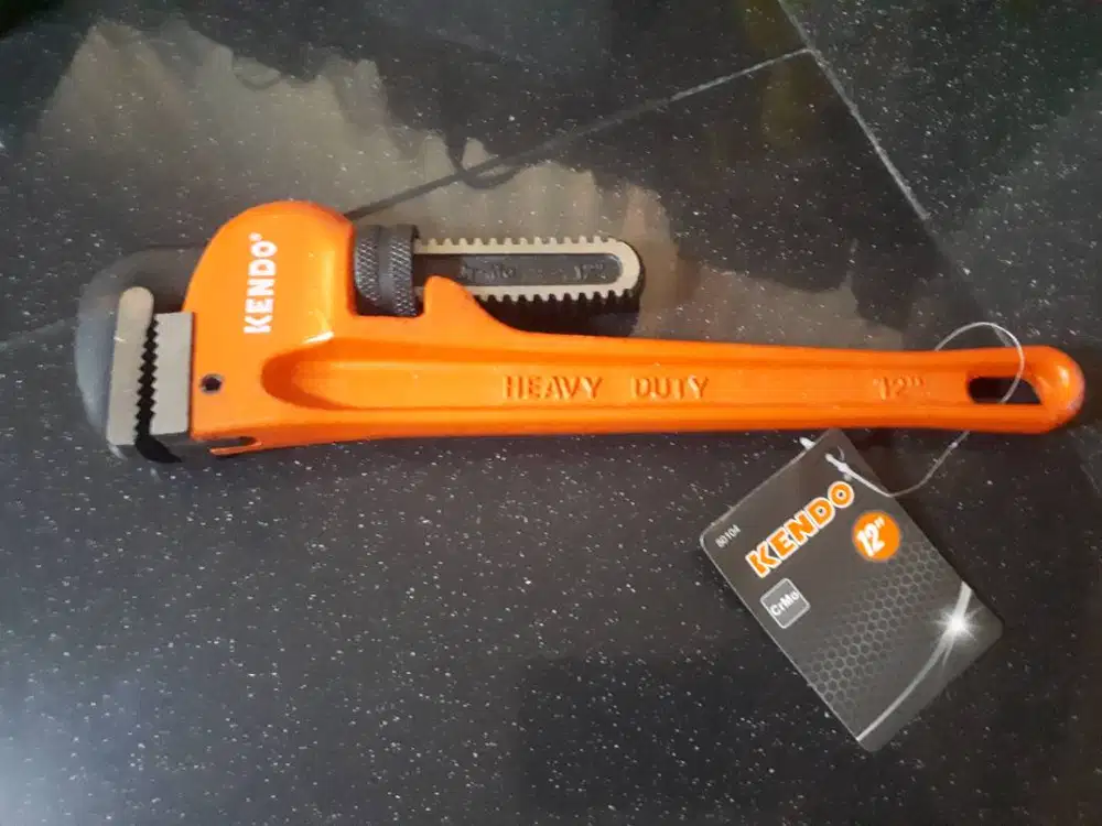 Kendo Heavy Duty Pipe Wrench Kunci Pipa 12 Inch (A-856)