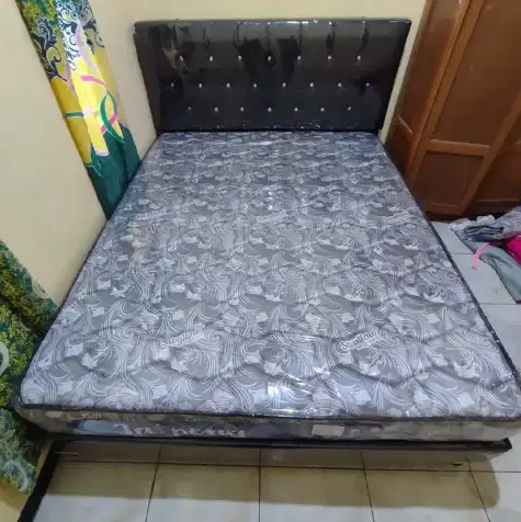 FUL SET DIVAN MINIMALIS + KASUR BUSA SWALLOW JAIPONG TEBAL 20 CM GARAN