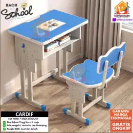 1 SET MEJA + KURSI SEKOLAH CARDIF