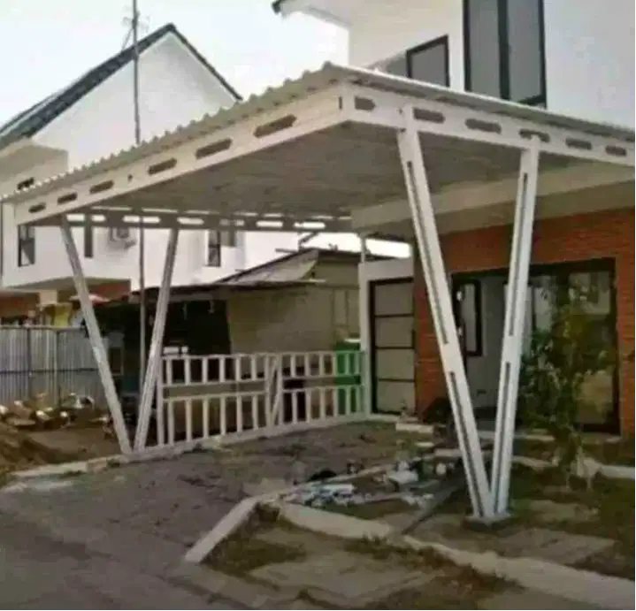 Kanopi baja ringan,besi galvanis,steinless dan partisi