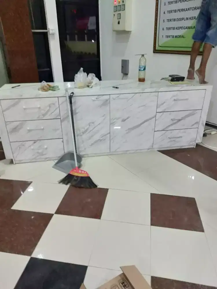 Meja kantor, resepsionis, tamu, Rias