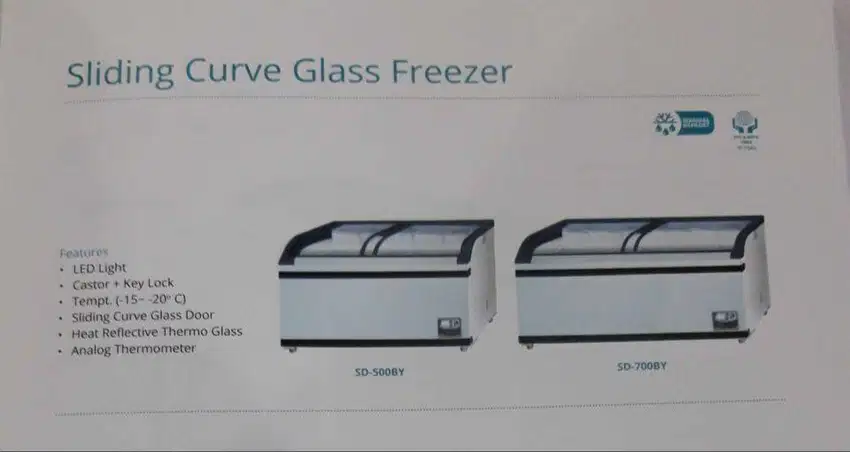 Freezer Box Gea Curve Sliding 500 L