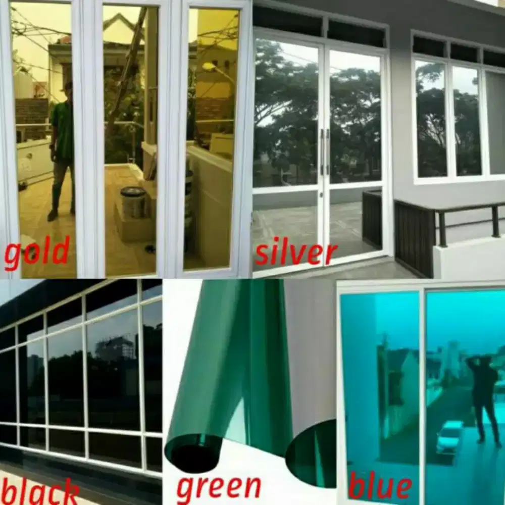 Jasa pemasangan stiker kaca Film gedung/rumah