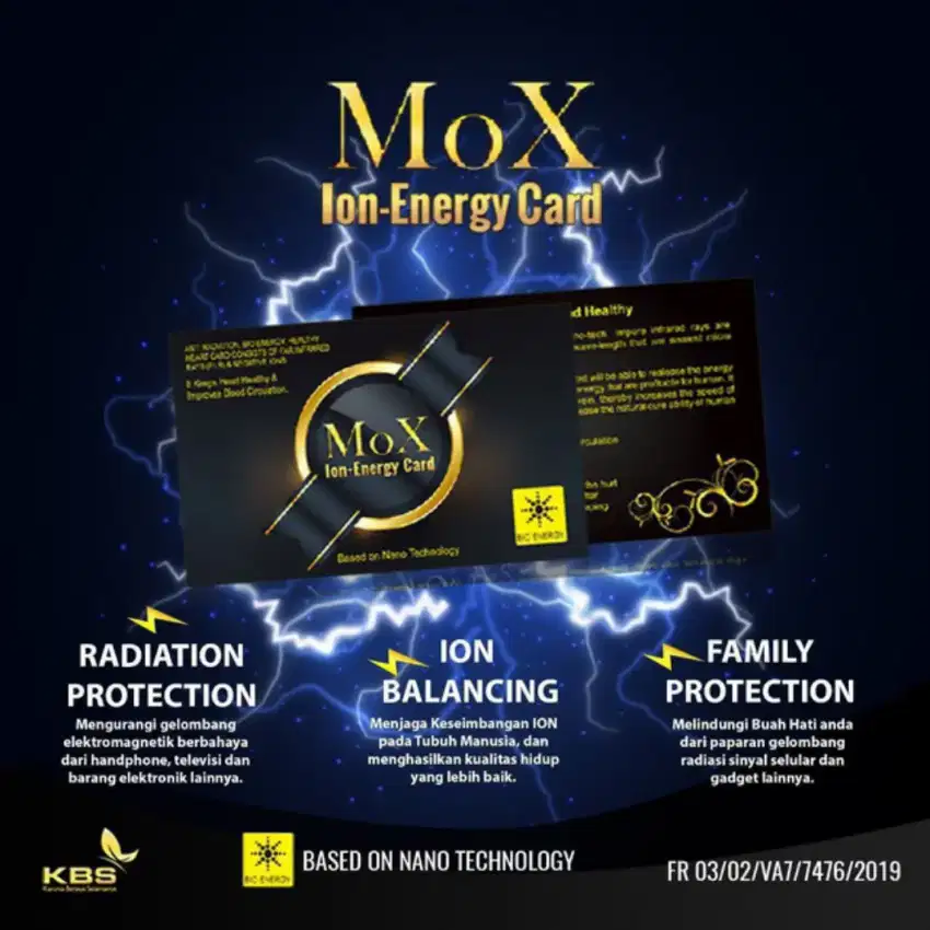 MoX Ion Energy Card