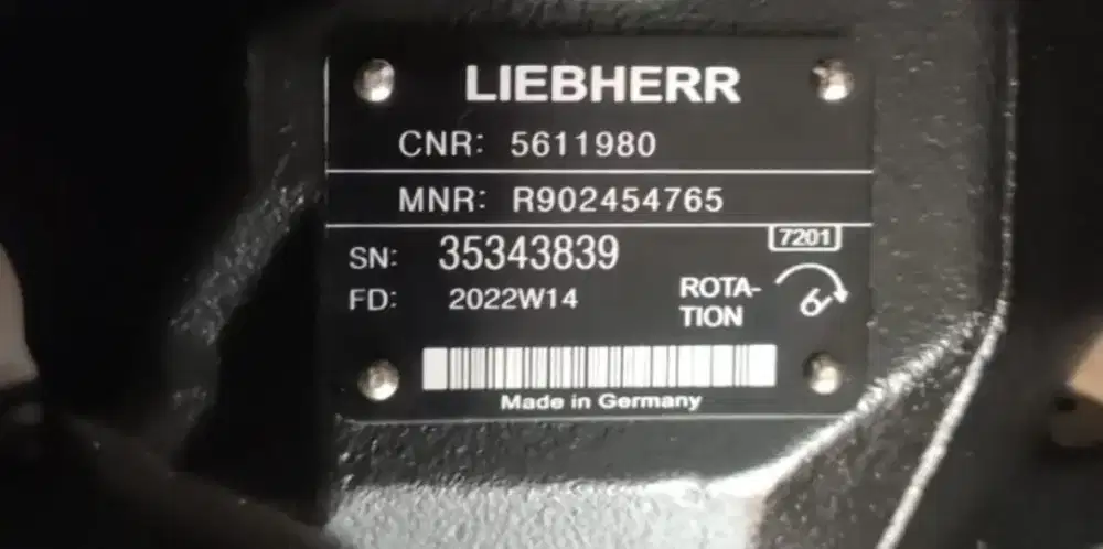 Liebherr hydraulic pump 5611980