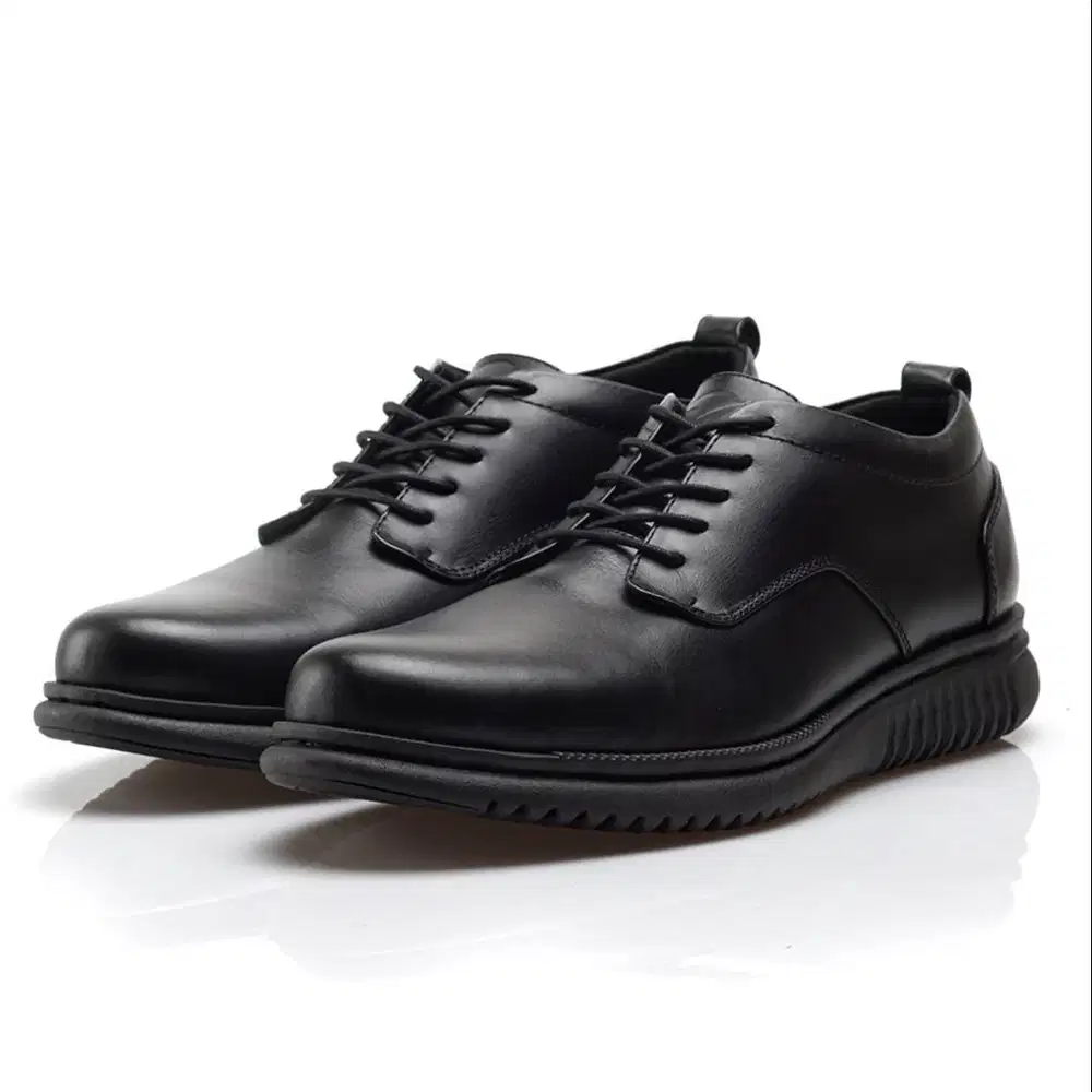 Sepatu Kulit Pantofel Original Kenzio Hatta Black TotoSuryo x Kenzio
