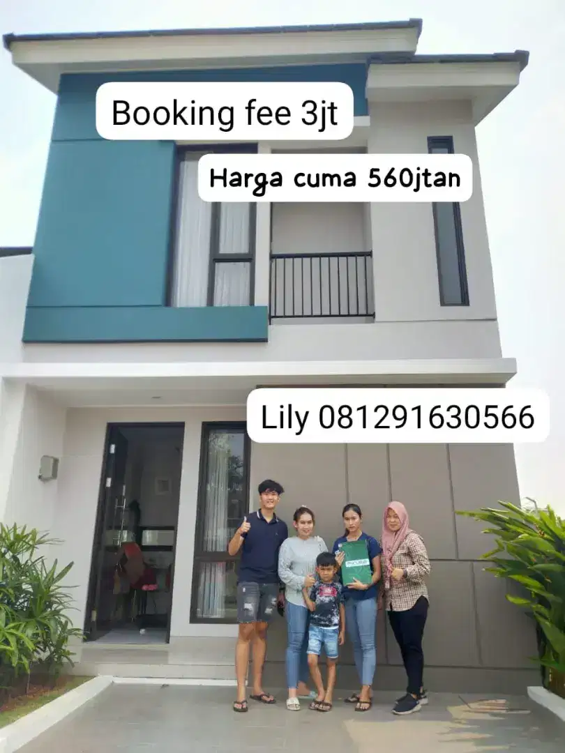 RUMAH MURAH Cluster Mandar Puri jaya 2 lantai