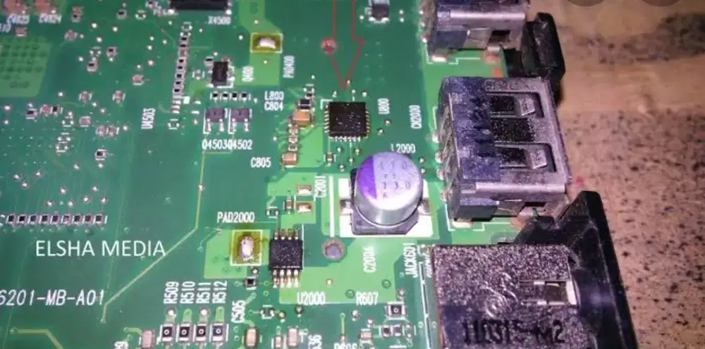 Nampung laptop rusak