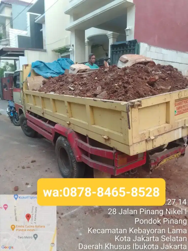 JASA BUANG PUING TANAH SAMPAH PROYEK CIPUTAT