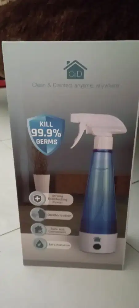 Alat pembuat air sanitizer & disinfektan