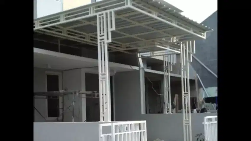 kanopi pagar teralis tangga balkon minimalis (bisa pesan tanpa DP)