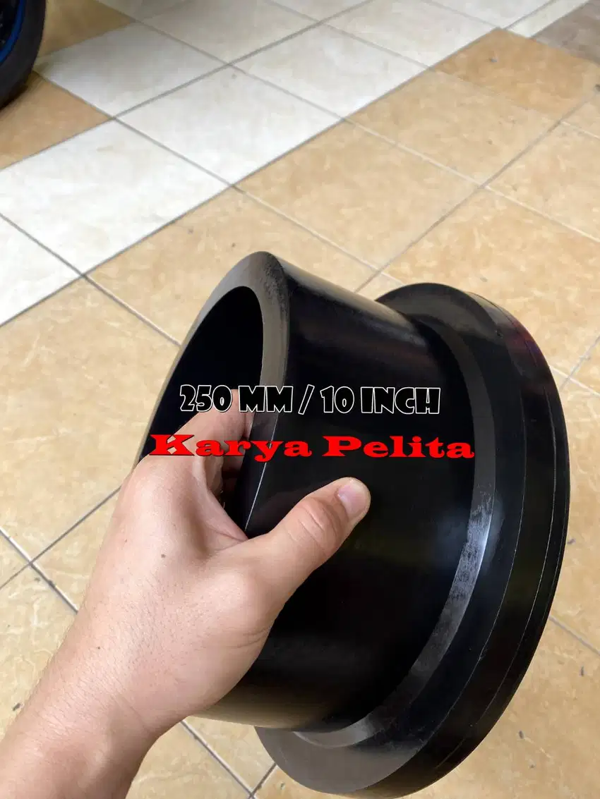 stub end hdpe 250 mm (10 inch) pn 16 sdr 11 ready stock