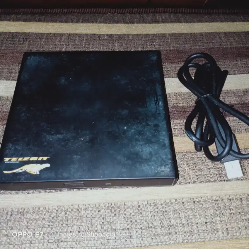 Telebit USB 2.0 Portable Optical CD/DVD RW External Drive