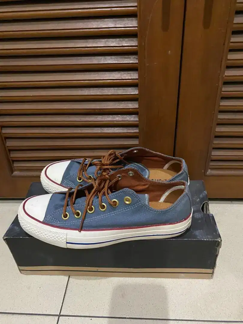 Sepatu Wanifa Converse Chuck Taylor Brown Blue