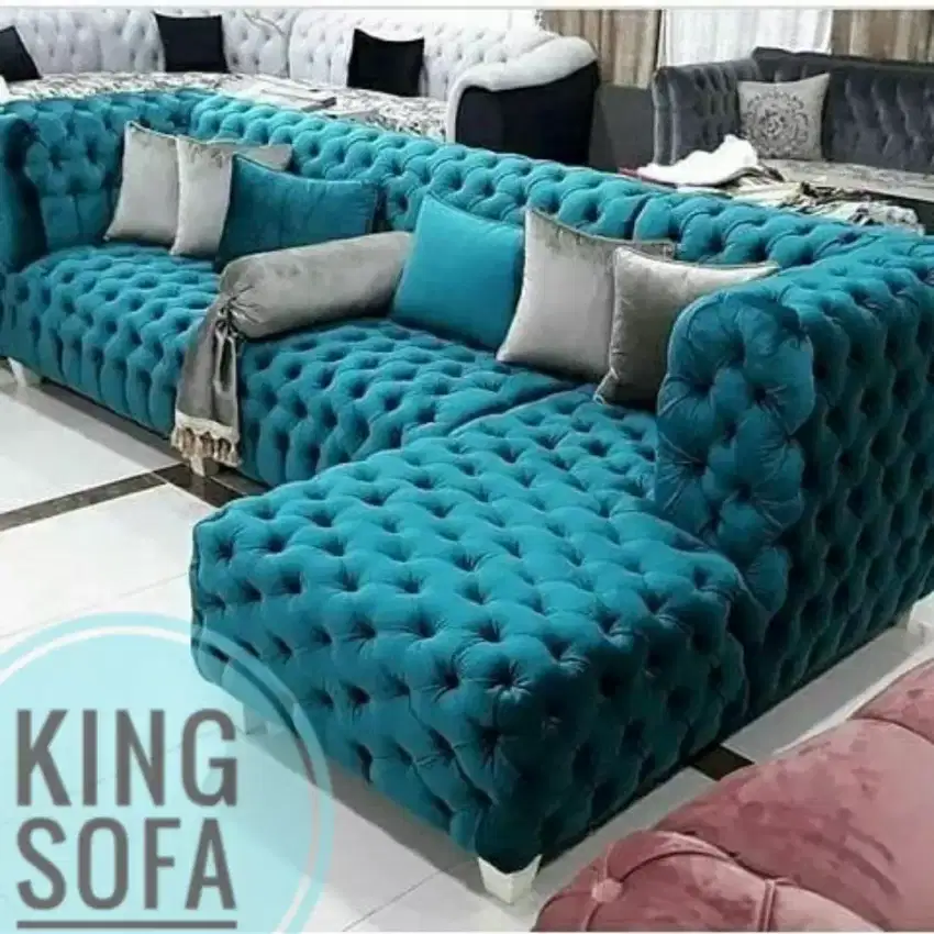 Sofa Ruang Tamu Minimalis Mewah L Shape Terbaru