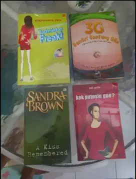 Dijual Buku Novel Bundling 4 Pcs