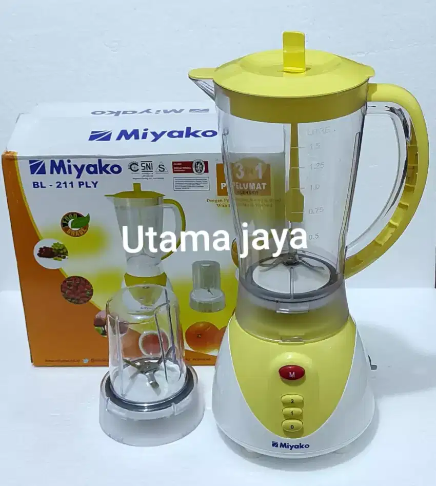 BLENDER MIYAKO 2IN1 BL-211PLY (BARU dan BERGARANSI 1TH)