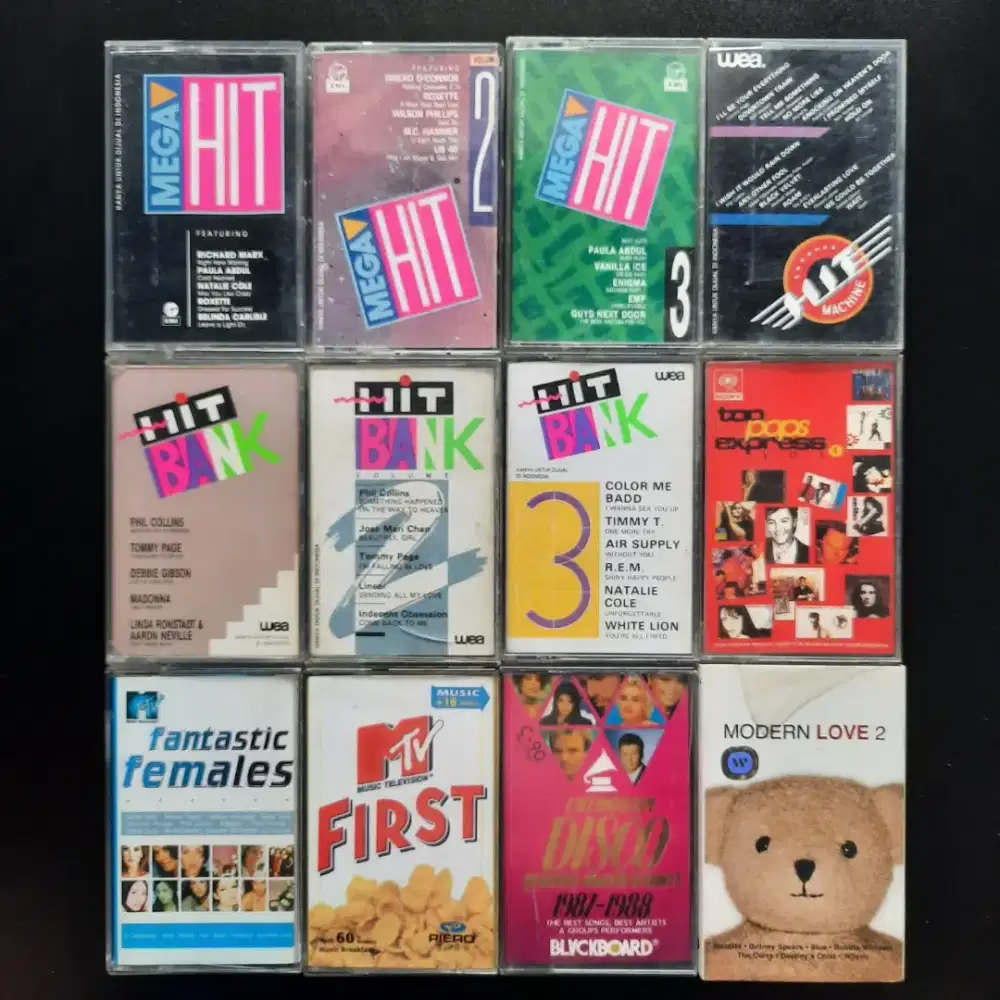 Kaset Musik Lagu Hits