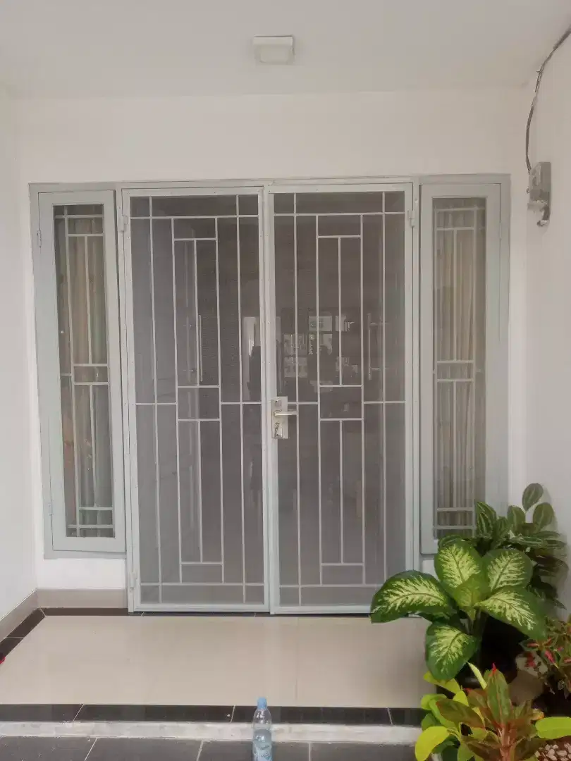 Pintu kawat nyamuk berbahan besi anti serangga