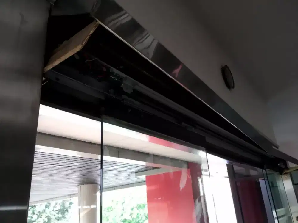 mesin pintu kaca otomatis sensor